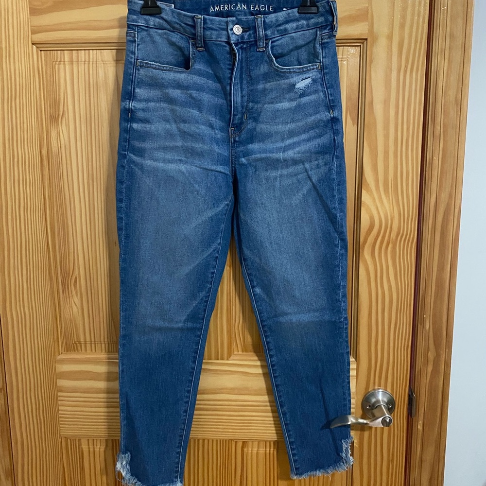 American Eagle Medium Wash High Waisted Jeans